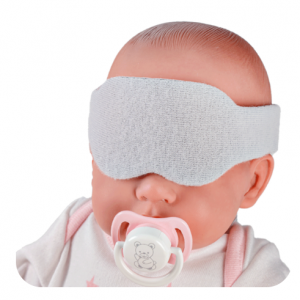 protector ocular de fototerapia con soporte trasero