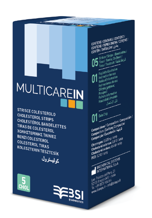 tiras colesterol multicare in tiras colesterol multicare in