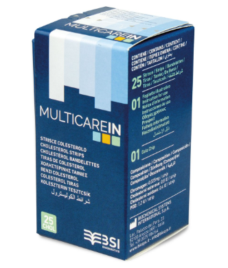 tiras colesterol multicare in tiras colesterol multicare in